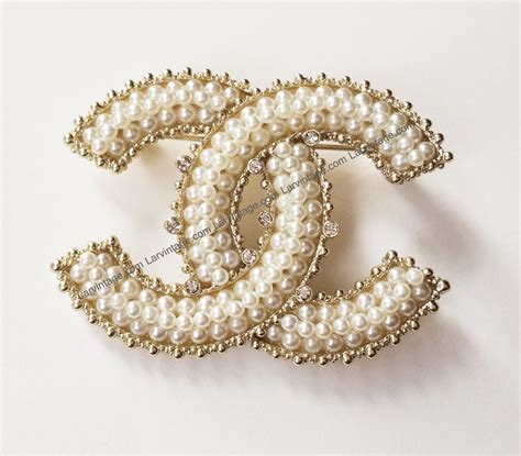 pearl brooch chanel|chanel brooch vintage.